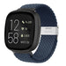 Fitbit Versa 3 Adjustable Braided Strap (Dark Blue)