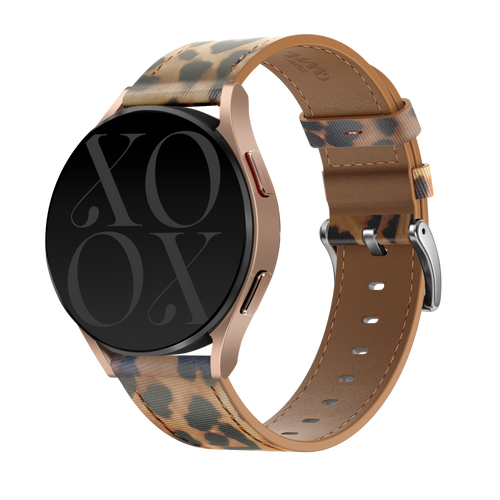 xoxo Wildhearts Correa cuero Amazfit Active 2 (Leopardo)
