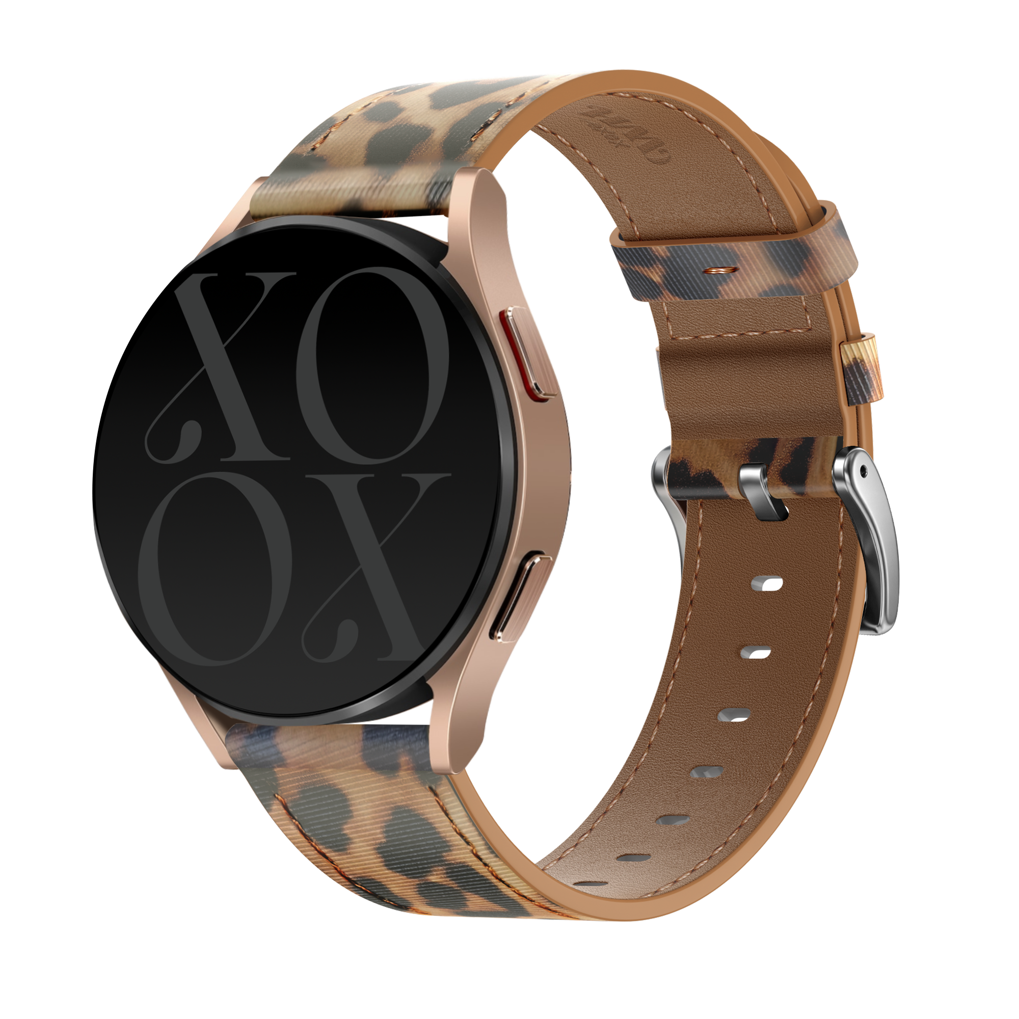 xoxo Wildhearts Correa cuero Amazfit Active 2 (Leopardo)