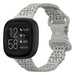 Correa silicona con estampado Fitbit Versa 3 (gris)