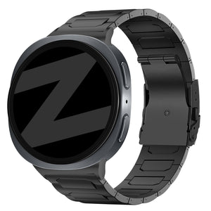 Bandz Samsung Galaxy Watch 8 Classic Titanium Strap 'Deluxe' (Black)
