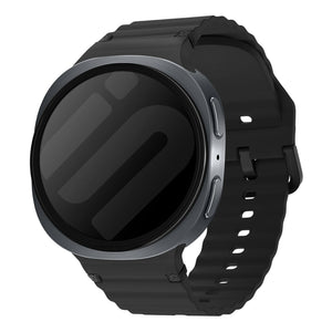 Correa silicona Wave Samsung Galaxy Watch 8 - 44mm (negro)