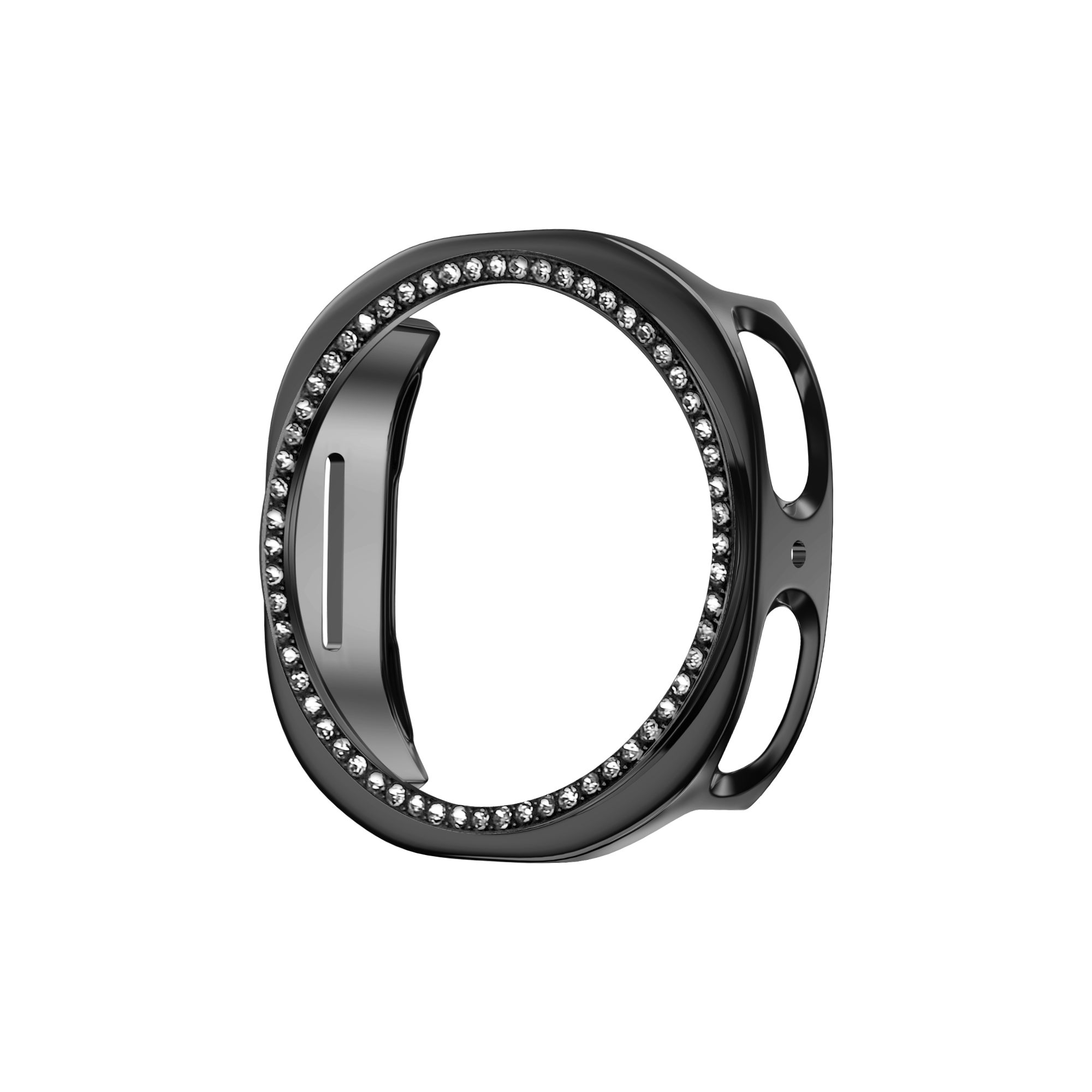 Bandz Samsung Galaxy Watch 8 - 40mm Diamond PC Case (Black)