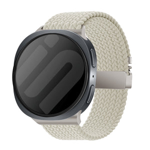 Correa tejida con hebilla Samsung Galaxy Watch 8 - 40mm (blanco estrella)
