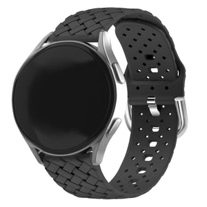 Correa silicona trenzada Withings Steel HR - 40mm (negro)