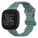 Correa silicona con estampado Fitbit Versa 3 (verde)