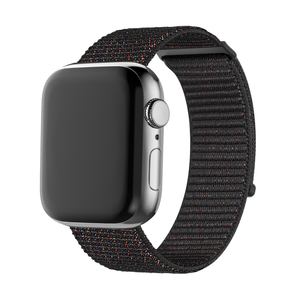 BALR. Correa de nailon Apple Watch (negra)