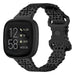 Correa silicona con estampado Fitbit Versa 3 (negro)