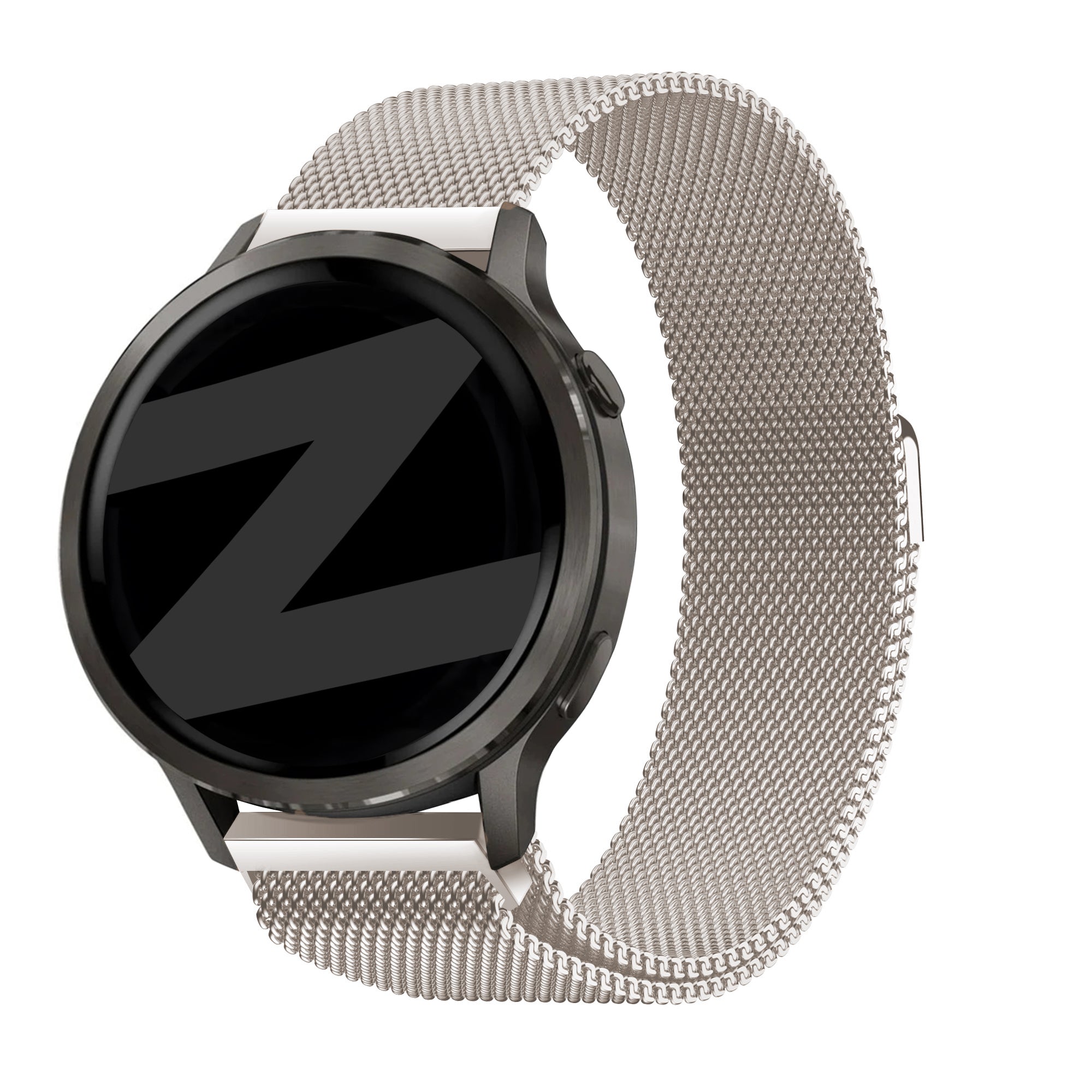 Bandz Garmin Forerunner 255s Milanese Loop Strap (Starlight)