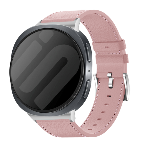 Correa cuero granulado Samsung Galaxy Watch 8 - 40mm (rosa)