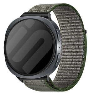 Correa nylon Samsung Galaxy Watch 8 Classic (verde oliva)