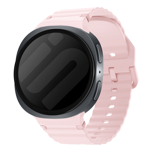 Correa silicona ondulada Samsung Galaxy Watch 8 - 40mm (rosa)