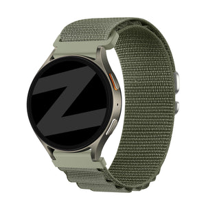 Bandz Correa nylon Alpine Coros Apex 4 - 42mm (oliva)