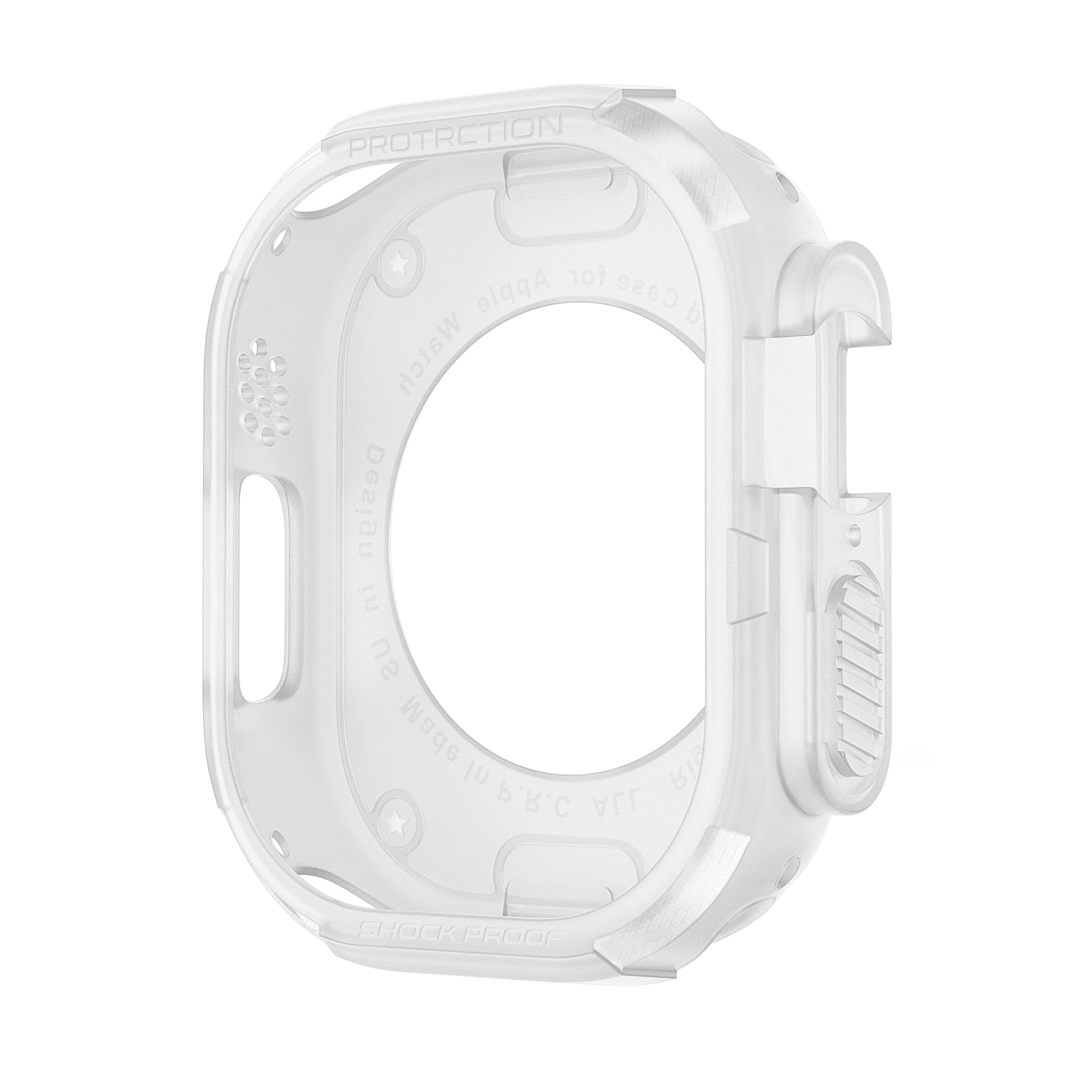Bandz Funda TPU robusta Apple Watch Ultra - 49mm (transparente)
