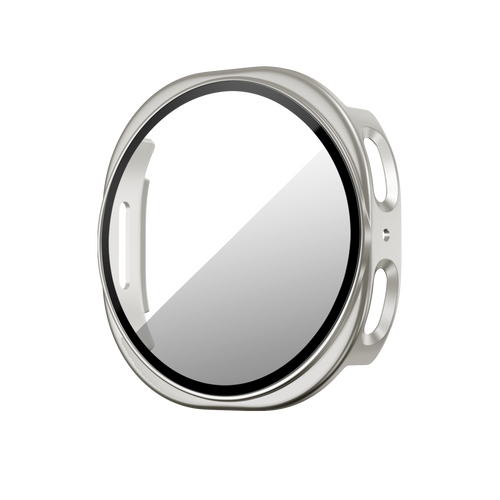 Bandz Funda PC con vidrio Samsung Galaxy Watch 8 - 40mm (blanco estrella)