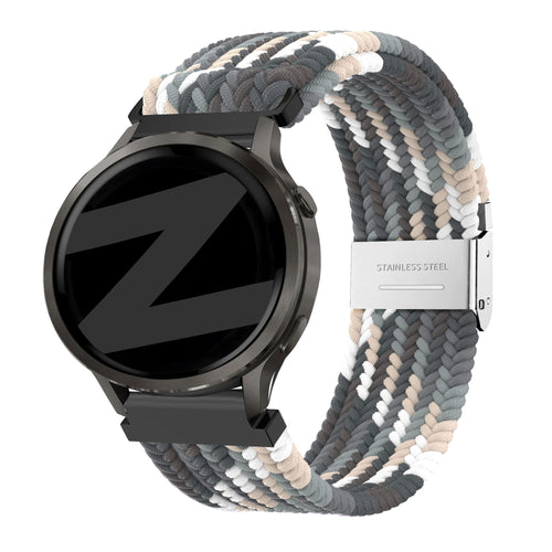 Bandz Correa nylon tejida Garmin Forerunner 70 (negro mandala)
