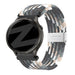 Bandz Correa nylon tejida Garmin Approach J1 (negro mandala)
