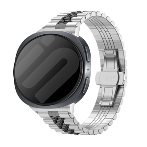 Correa acero Jubilee Samsung Galaxy Watch 8 Classic (plateado/negro)