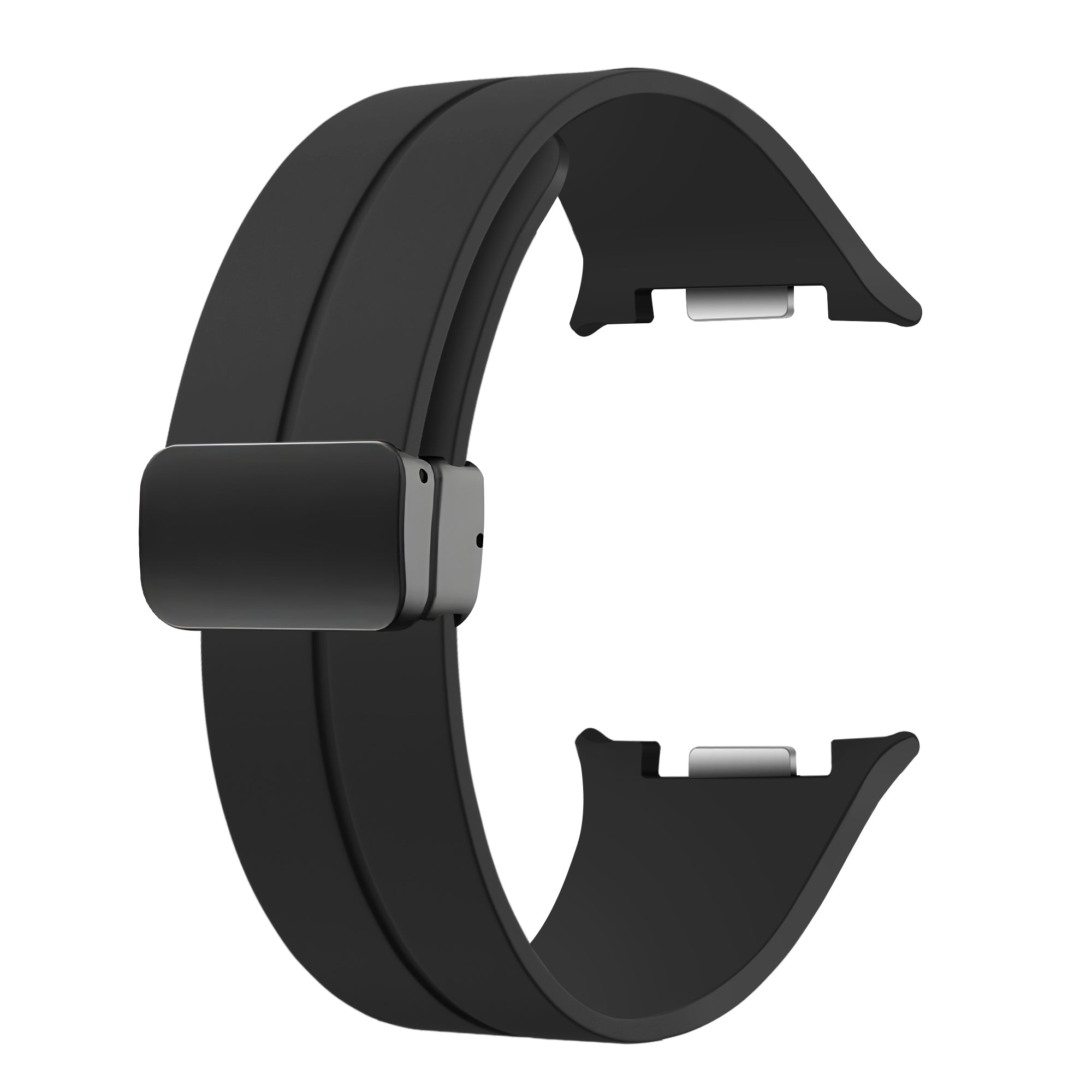Correa silicona con hebilla Samsung Galaxy Watch 8 Classic (negro)