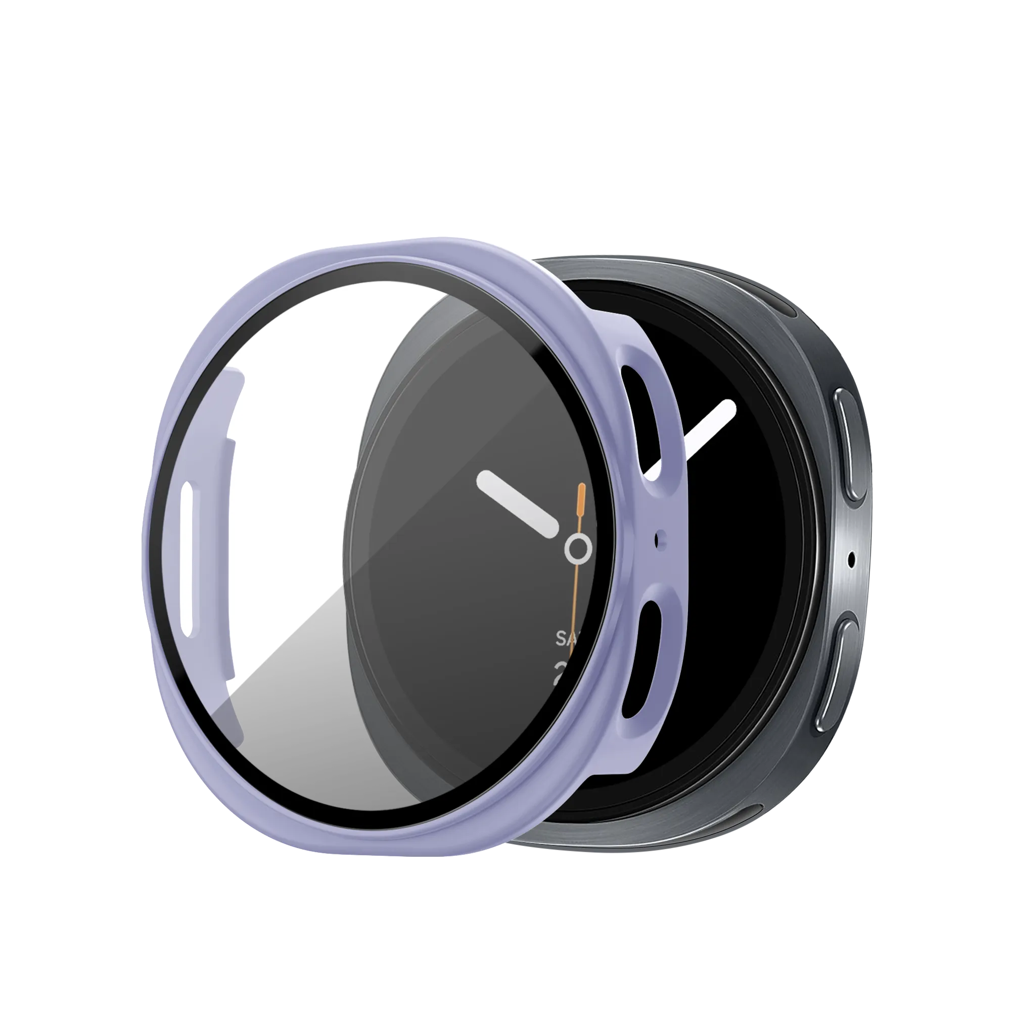 Bandz Funda PC con vidrio Samsung Galaxy Watch 8 - 40mm (Purple)