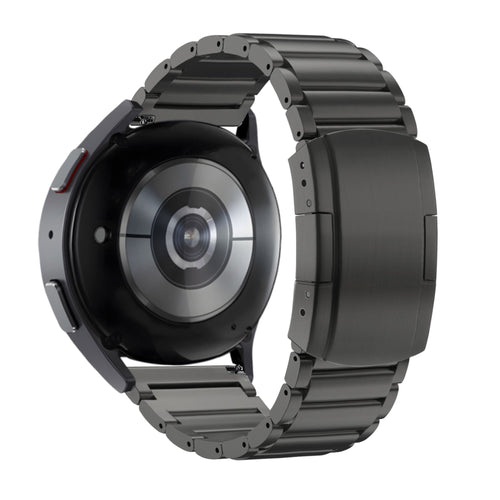 Bandz Garmin Forerunner 265 Titanium Link Strap (Black)