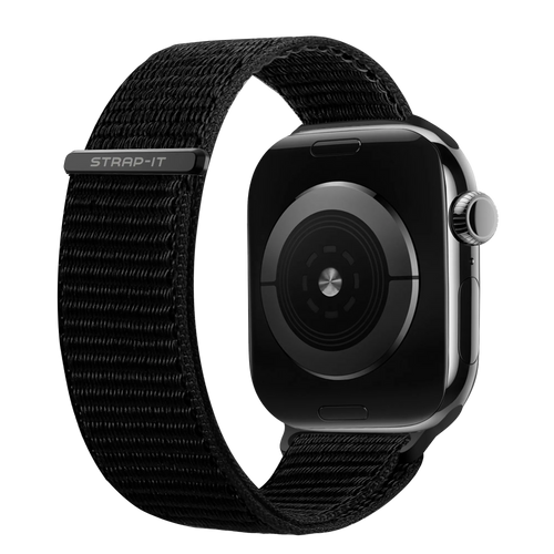Correa nylon Apple Watch (negra)