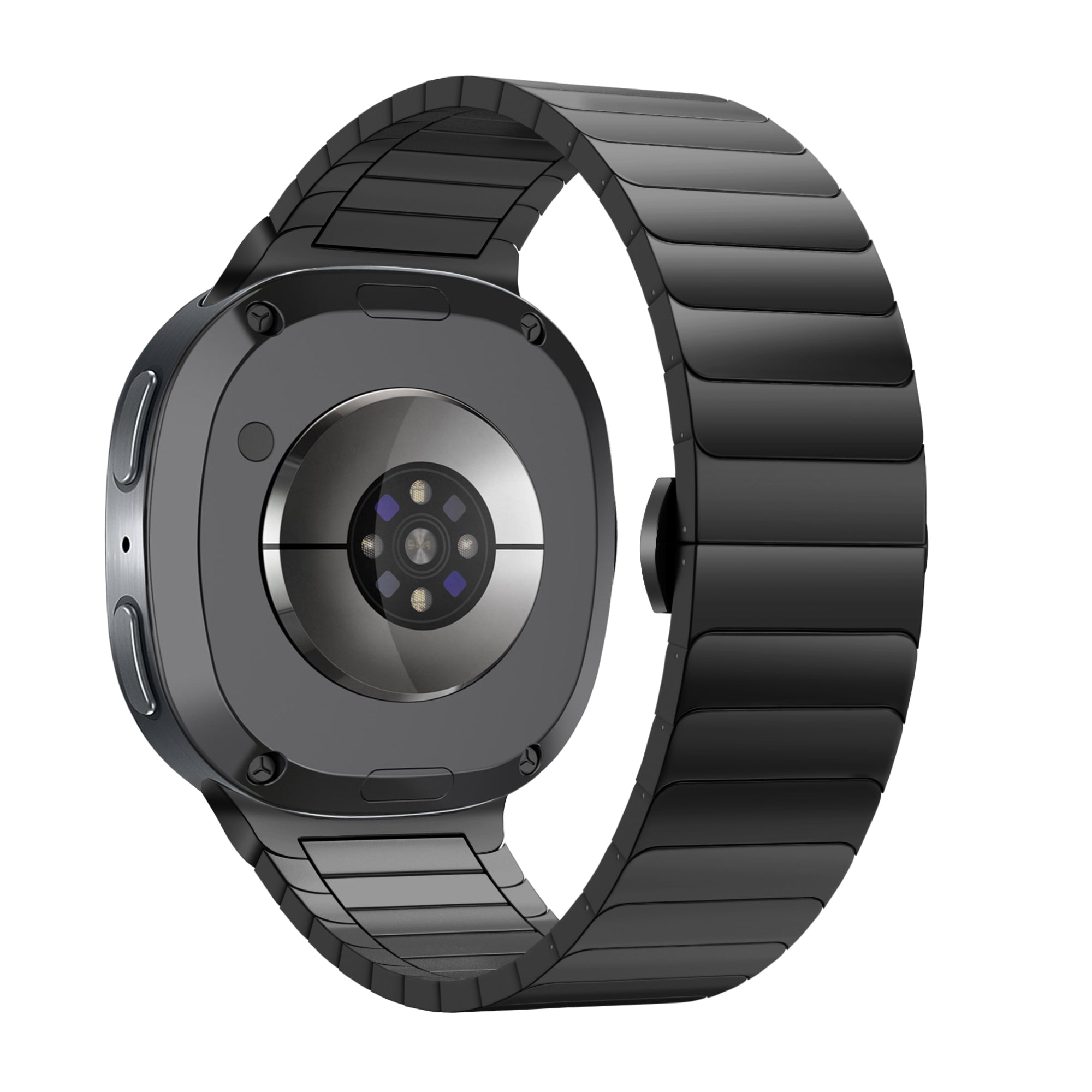 Bandz Samsung Galaxy Watch 8 Classic Steel Strap 'One Bead' (Black)