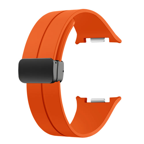 Correa silicona con hebilla Samsung Galaxy Watch 8 Classic (naranja)