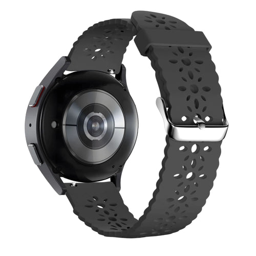 Bandz Levowatch Eve Patterned Silicone Strap (Black)