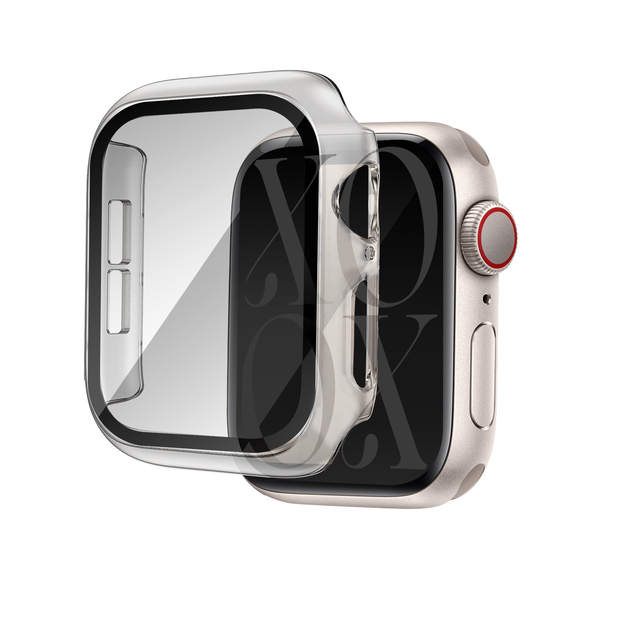 xoxo Wildhearts Funda Apple Watch (transparente)