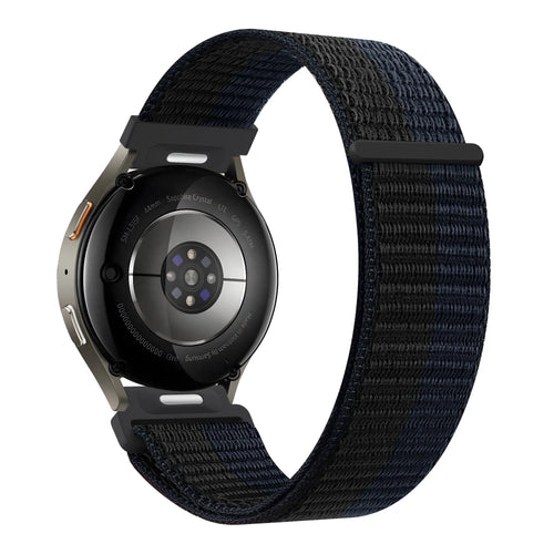 Bandz ICE Smart TKS Rectangular 1.41 Nylon Strap 'Easy Fit' (Black/Blue)