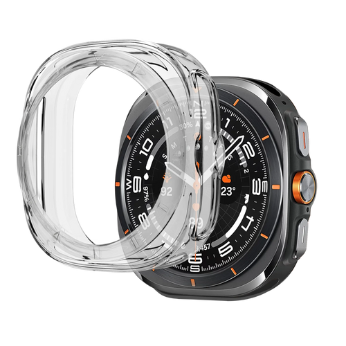 Bandz Samsung Galaxy Watch Ultra Galvanized TPU Case  (Transparent)