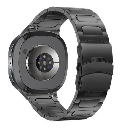Bandz Samsung Galaxy Watch 8 - 44mm Titanium Strap 'Deluxe' (Black)