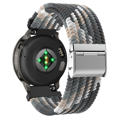 Bandz Correa nylon tejida Garmin Forerunner 70 (negro mandala)