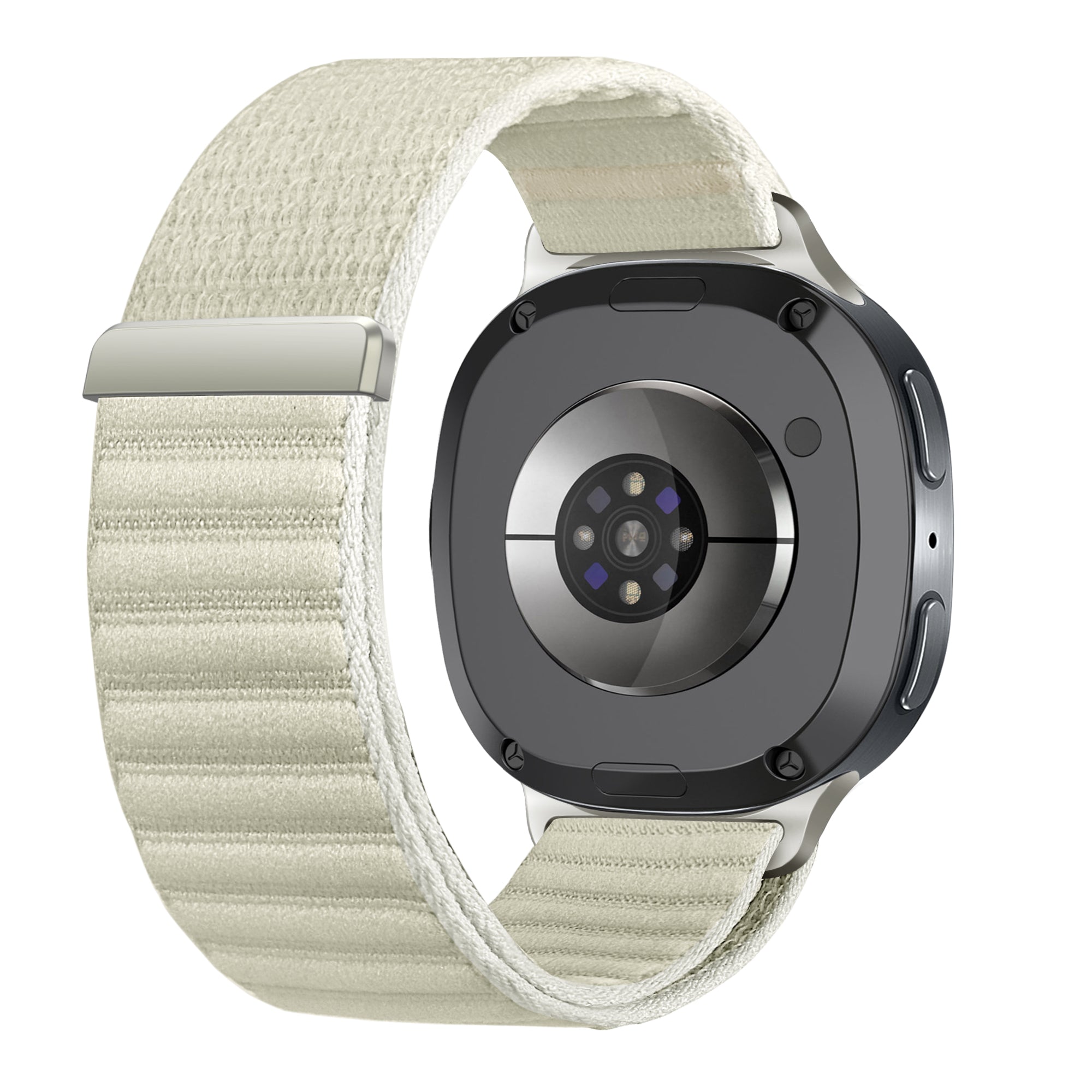Correa nylon Wave Samsung Galaxy Watch 8 Classic (blanco estrella)