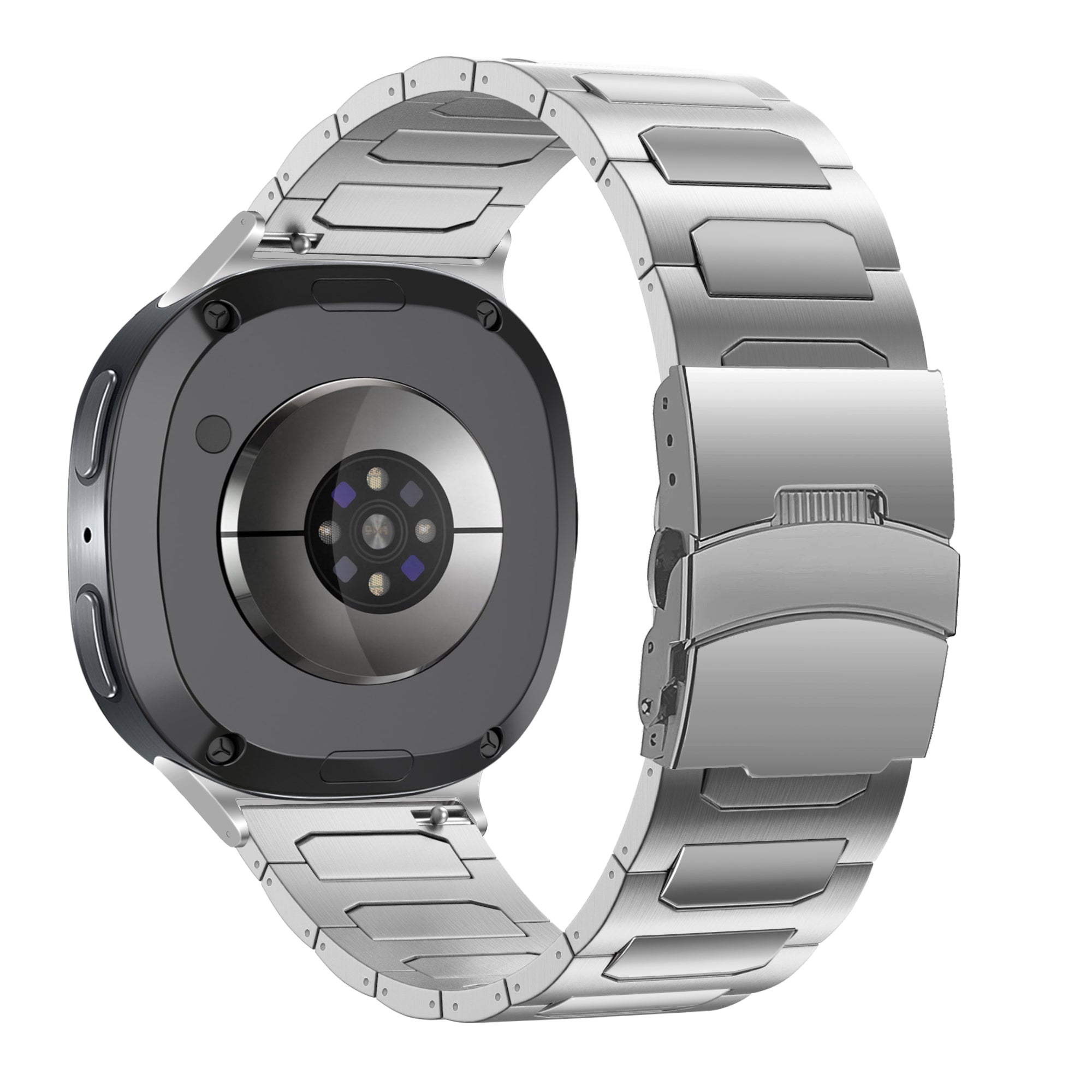 Bandz Samsung Galaxy Watch 8 Classic Titanium Strap 'Deluxe' (Silver)