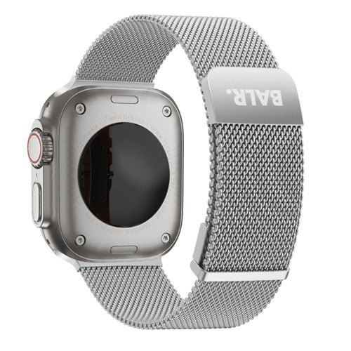 BALR. Correa milanesa Apple Watch (plateada)