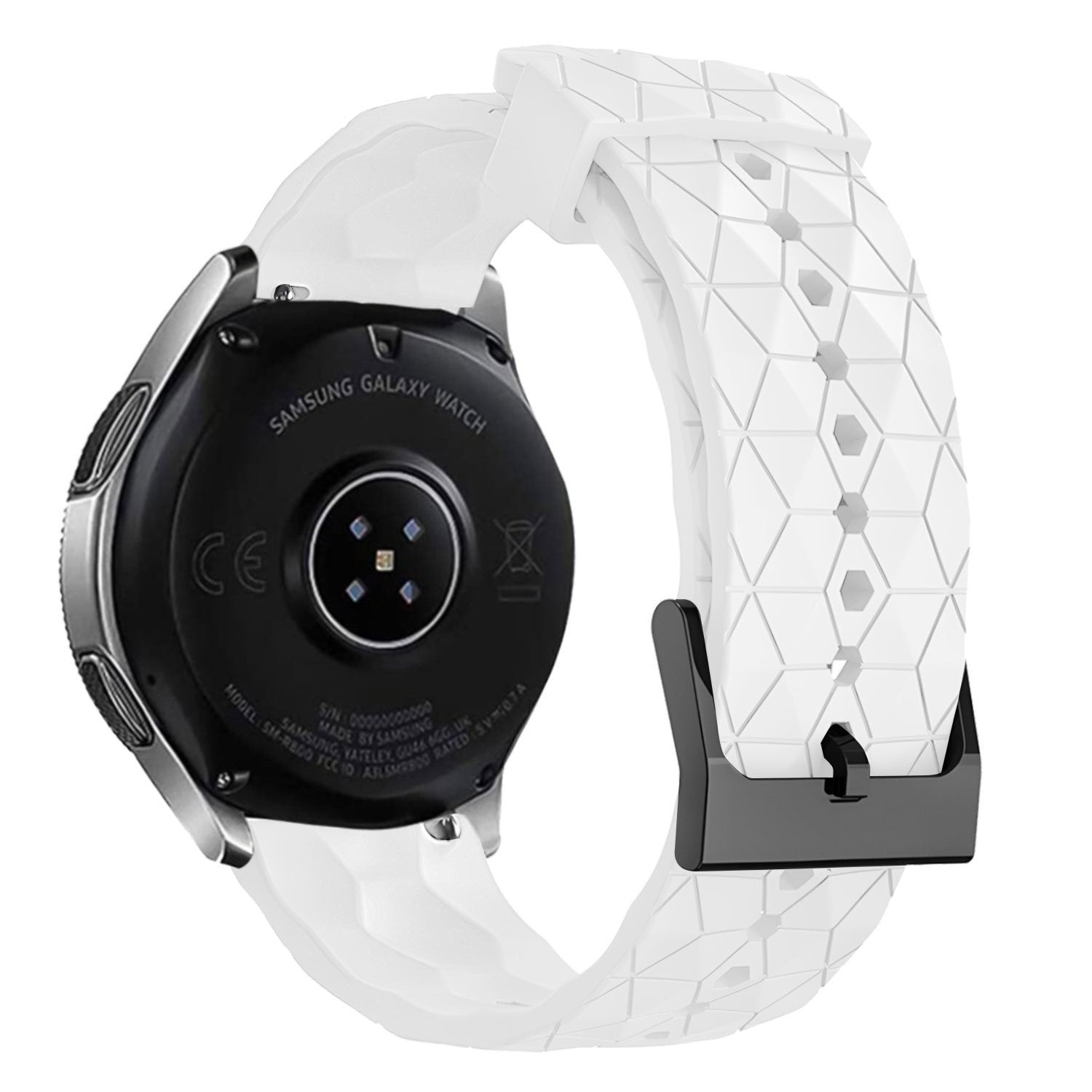 Suunto Race (S) Silicone Hexa Strap (White)