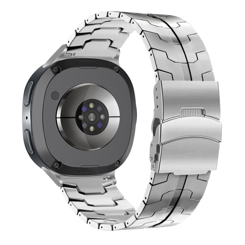 Bandz Samsung Galaxy Watch 8 Classic Titanium Strap 'Iron' (Silver)