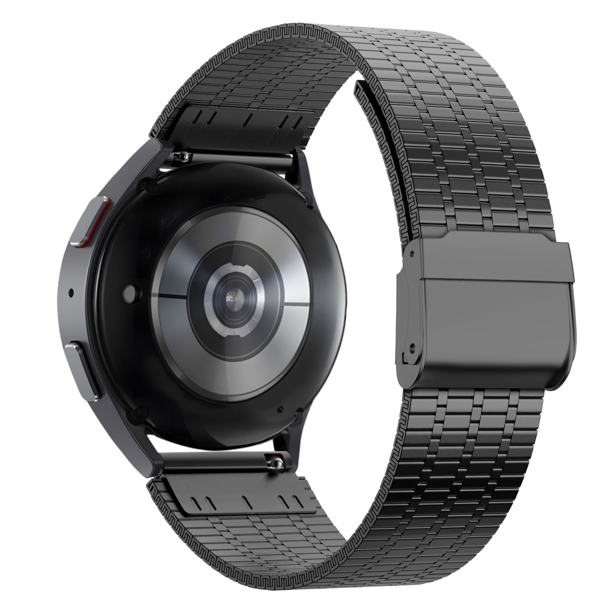 Bandz Amazfit Balance 2 Adjustable Steel Strap (Black)