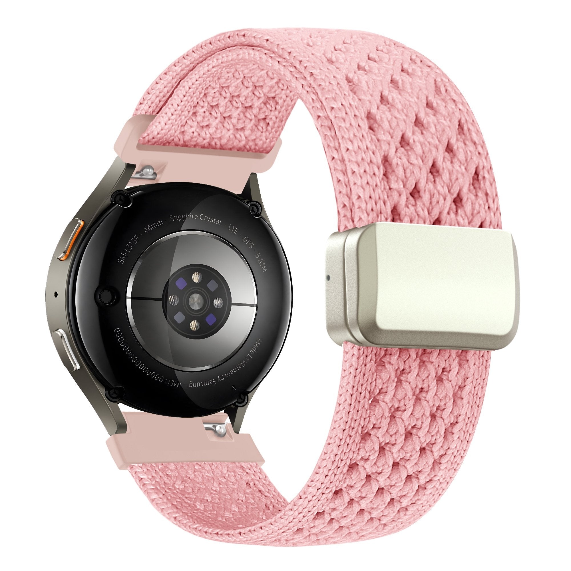 Bandz Garmin Venu 2s Vintage Nylon Strap (Pink)