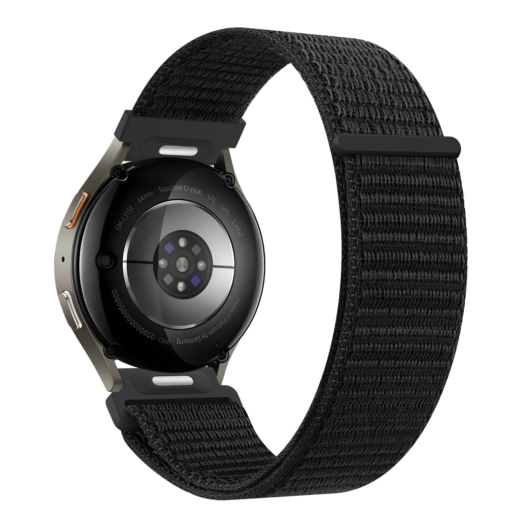 Bandz Coros Apex 42mm Nylon Strap 'Easy Fit' (Black)