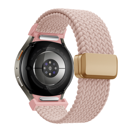 Bandz Correa tejida 'Easy Fit' Samsung Galaxy Watch 4 Classic 46mm (rosa)