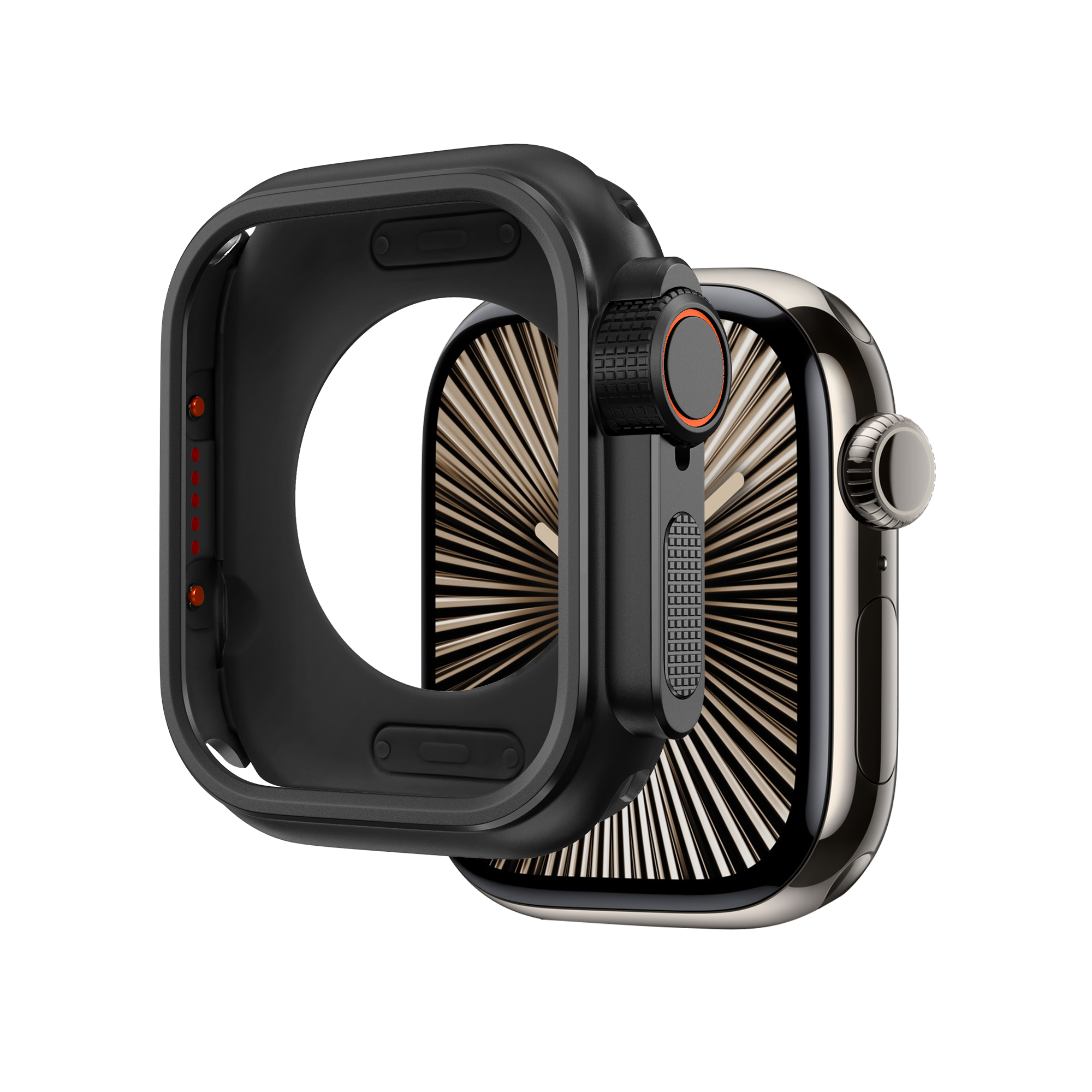 Bandz Apple Watch 10 - 46mm Metal Case (Black)