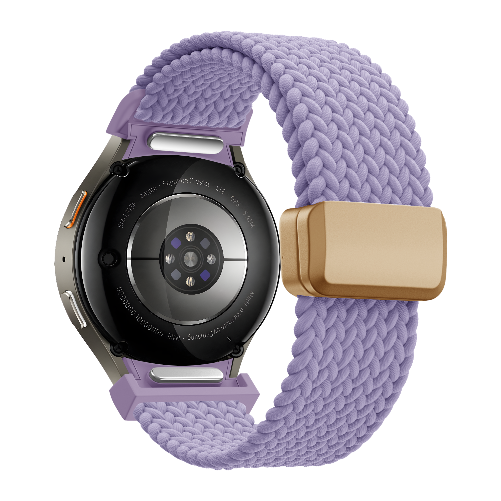 Bandz Correa tejida 'Easy Fit' Samsung Galaxy Watch 7 - 40mm (lila)