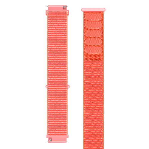 Correa nylon Huawei Watch GT 7 Pro (naranja-rojo)