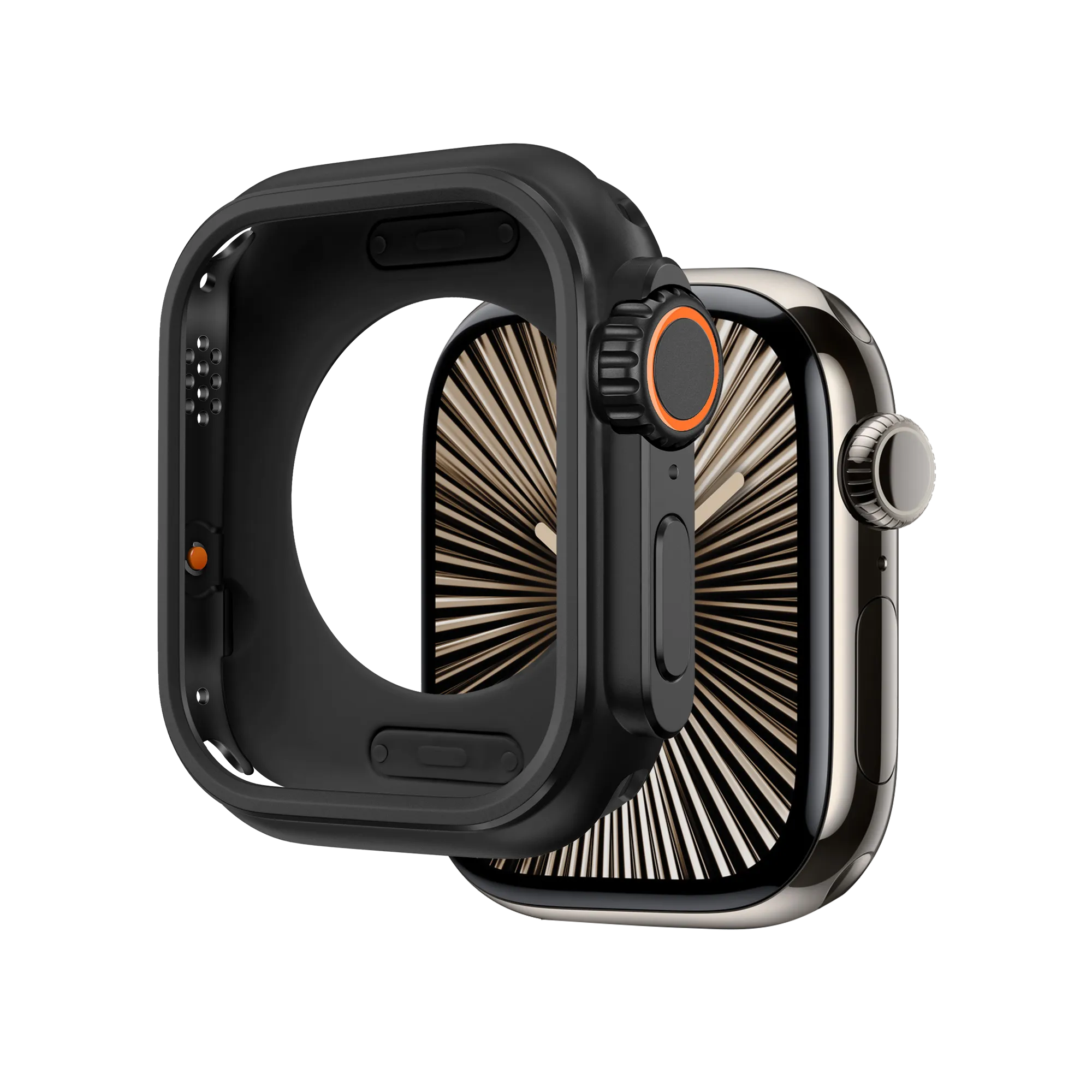 Bandz Funda metálica Apple Watch (negro)