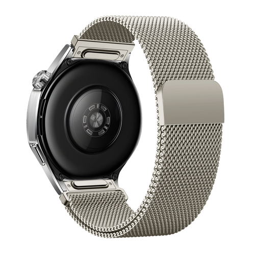 Bandz Correa milanesa 'Easy fit' Withings ScanWatch 2 - 42mm (blanco estrella)