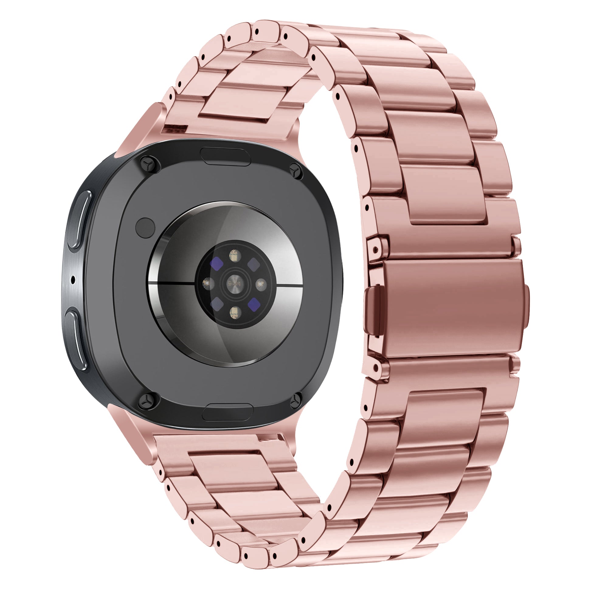 Bandz Samsung Galaxy Watch 8 Classic Steel Strap 'Classic' (Pink)