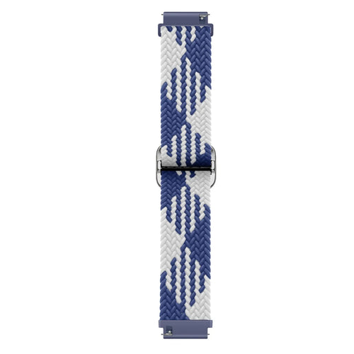 Correa trenzada ajustable Amazfit Bip U (Pro) (azul/blanco)